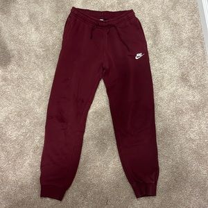 Maroon Nike Joggers